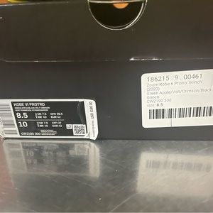 2020
Zoom Kobe 6 Protro 'Grinch